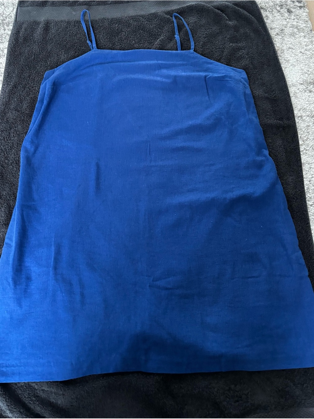 Banana Republic Factory Royal Blue Spaghetti Strap Shift Dress
